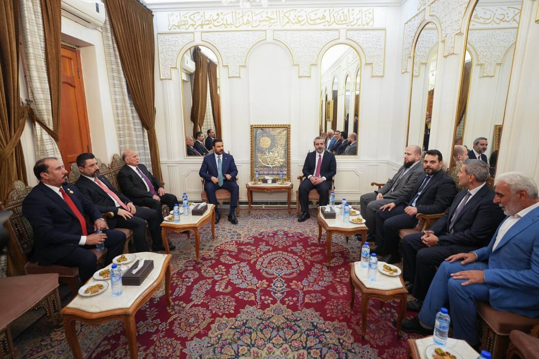 صور: الزيدي داخل أروقة مرقد السيدة زينب والجامع الأموي بدمشق
