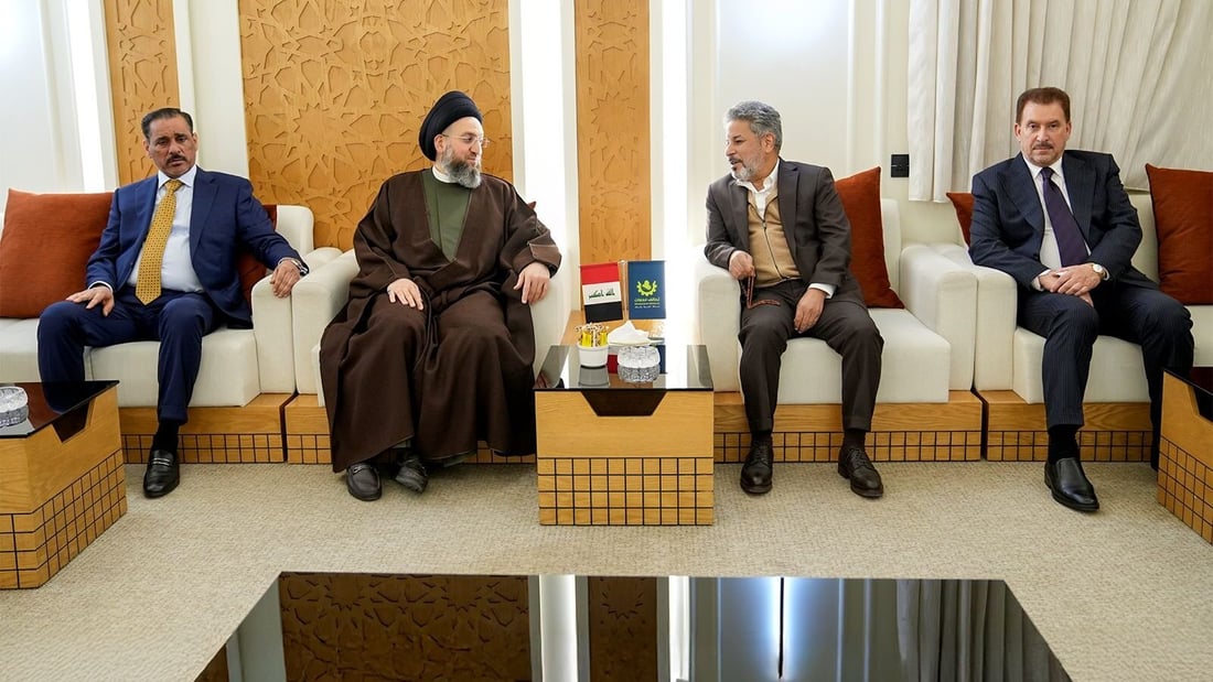 عمار الحكيم يجتمع بشبل الزيدي للتباحث بشأن التحديات المقبلة