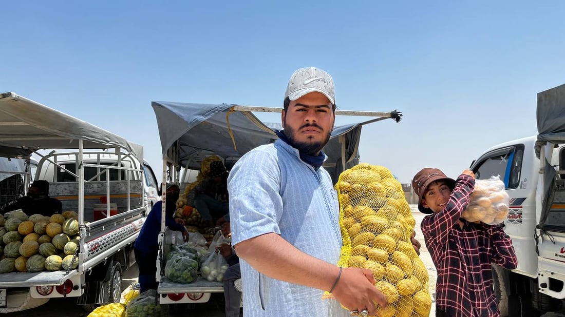 صور: خضروات البصرة في تموز “Take Away” والسوق فجراً أو بعد العصر