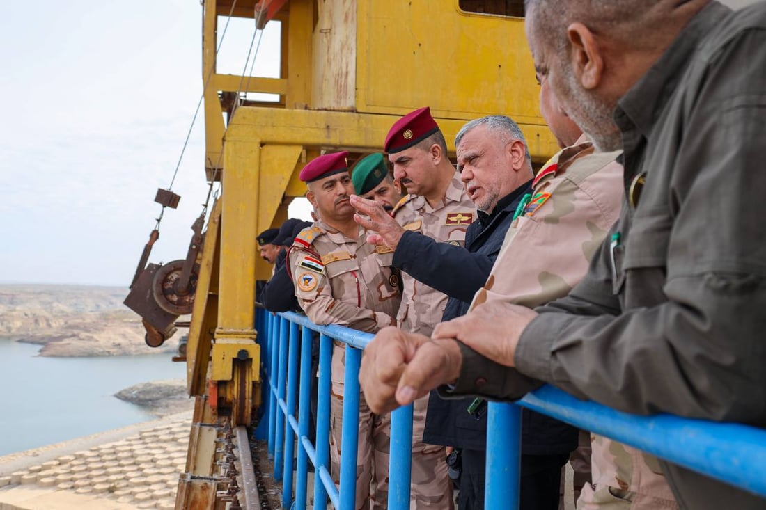 صور: هادي العامري يرافق الجيش والحشد لتفقد حدود ديالى الإدارية