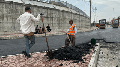 قیری بەشێک لە شەقامەکانی کۆیە نوێ دەکرێتەوە