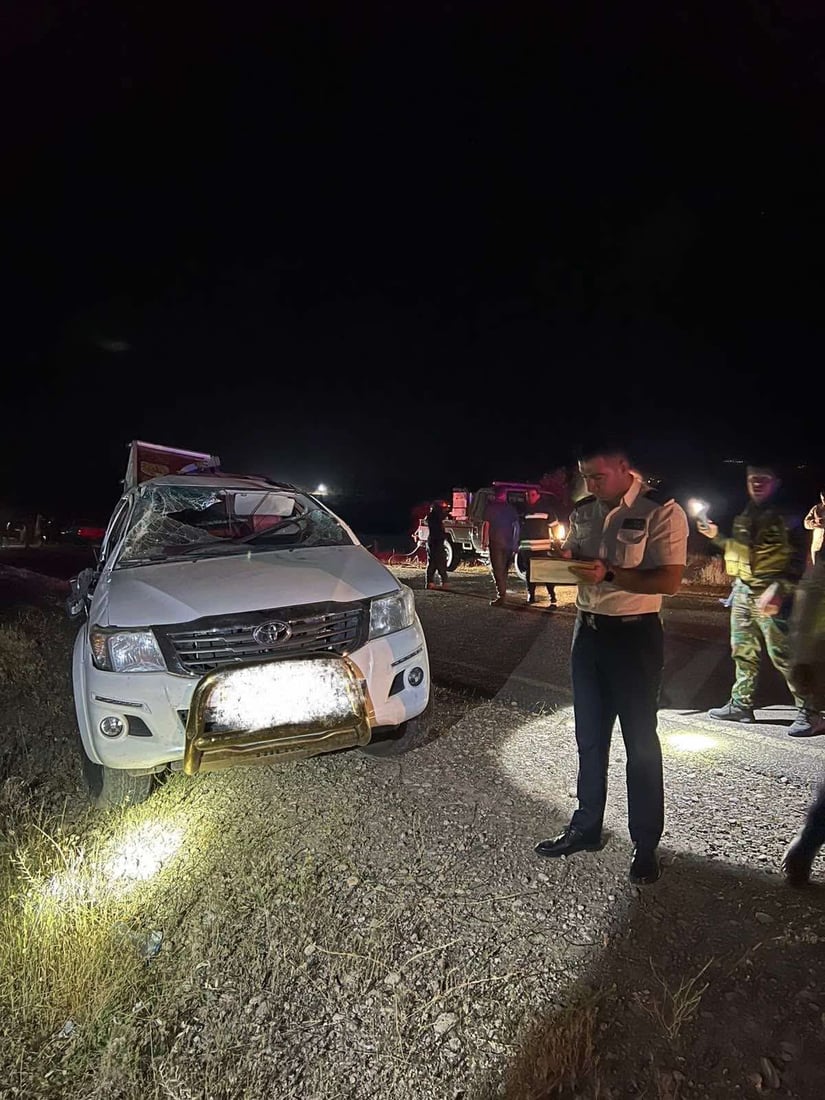 پیکابێک لە کۆنتڕۆڵ دەرچوو و گەنجێک گیانى لەدەست دا