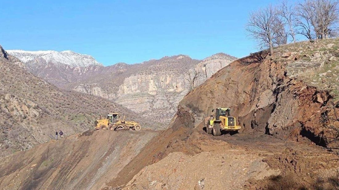 Turkish military constructs new military road and quarry in Duhok’s Barwari Bala