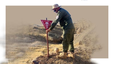 بۆ یه‌ك مین چوون كێڵگه‌مینێك ئاشكرا بوو