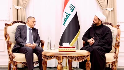 الخزعلي ومستشار الأمن القومي يدعمان توجه الزيدي لمكافحة الفساد وحصر السلاح