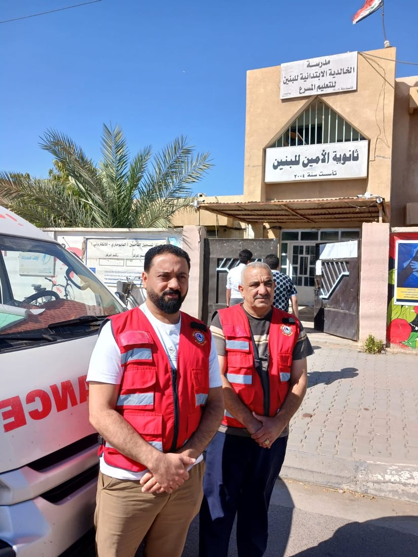 سيارة إسعاف أمام كل مركز امتحاني في الأنبار لتأمين الطلبة خلال فترة الامتحانات
