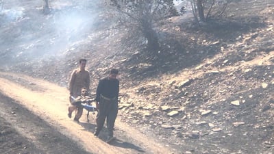 ئاگرەکەی هەڵاڵاوەی پێنجوێن دووبارە سەری هەڵدایەوە