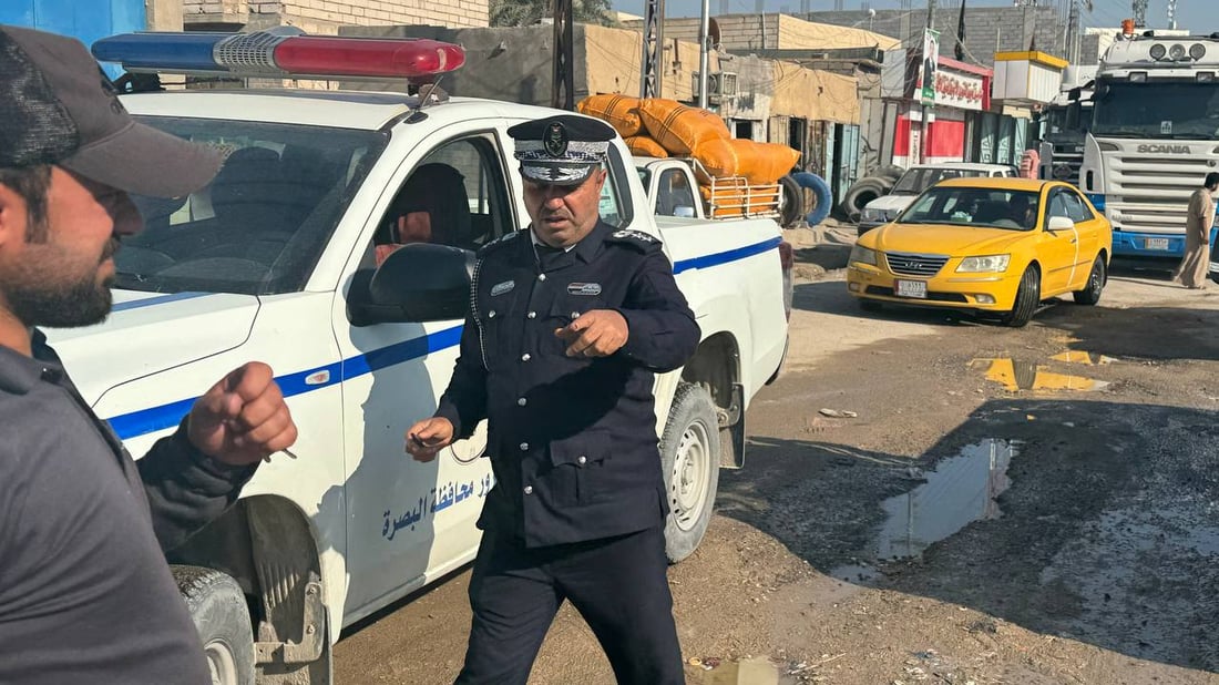 مرور الزبير تفاجئ سوق سوادي بالسيطرات.. المراهقون على رأس قائمة المطلوبين (صور)
