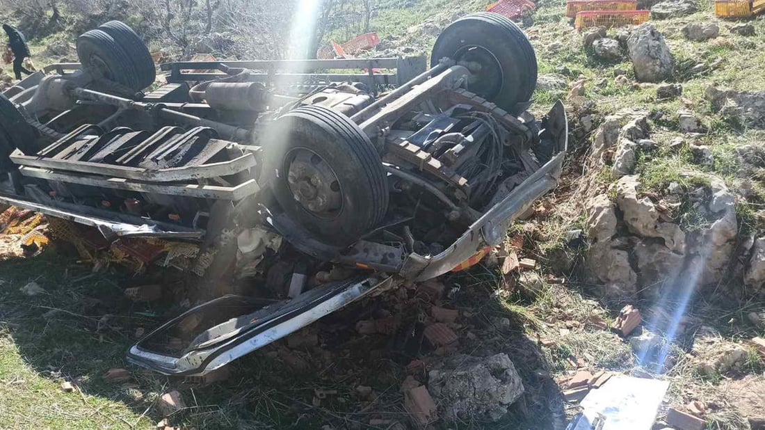 لە رووداوێکى هاتوچۆدا دوو کەس گیانیان لەدەست دا