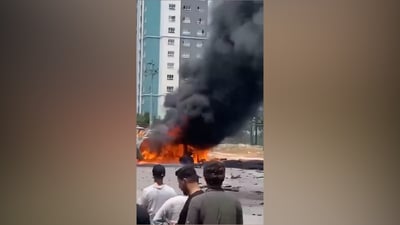شاهد: انفجار سيارة في السليمانية