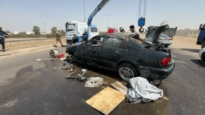 لە کەرکوک ئۆتۆمبێلێک وەرگەڕا و شۆفێرەکەی گیانی لەدەستدا