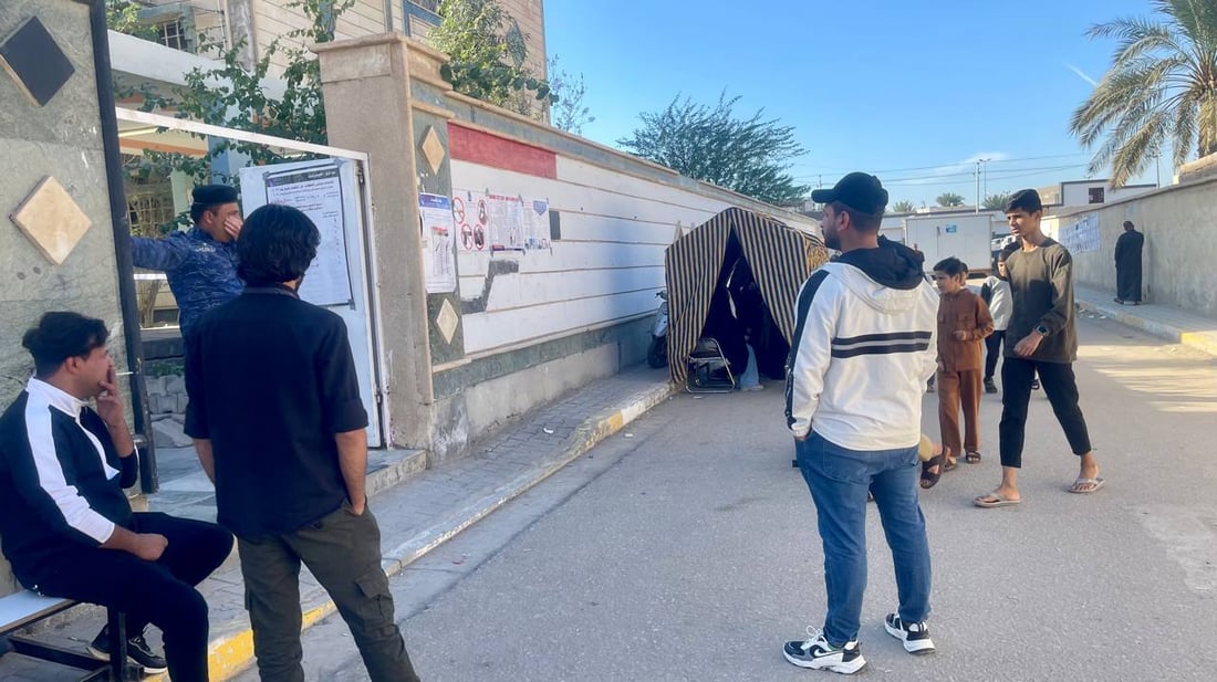 صور من الاقتراع شمال البصرة: نسب المشاركة 20% في قضاء المدينة