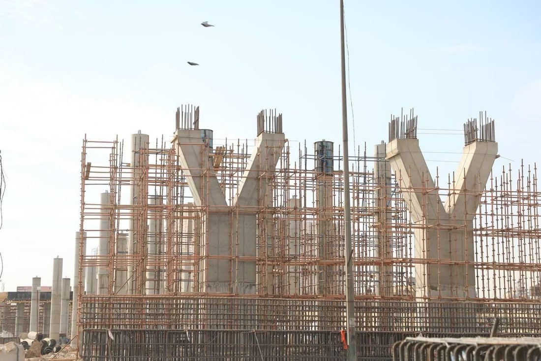 صور من مجسر تقاطع “قرطبة”.. الإعمار تنجز جميع ركائز المشروع في بغداد