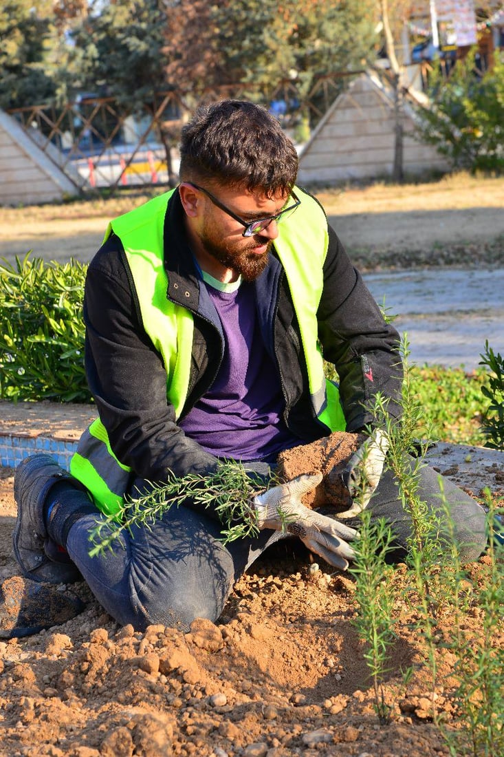 لە ماوی دوو رۆژدا 1000 نەمام لە پارکی منارە چێندرا