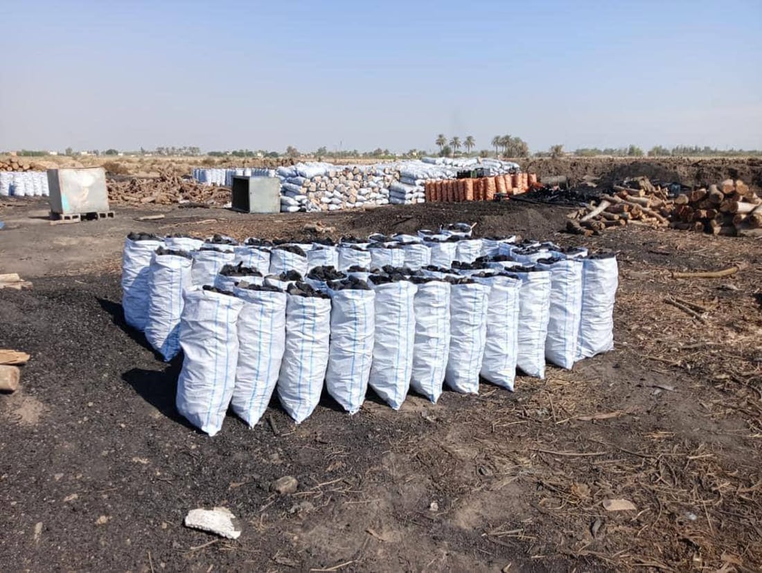 الشوي على خشب حمضيات ديالى ليس كغيره.. الفحامة في أفضل حال والمنتوج إلى البصرة