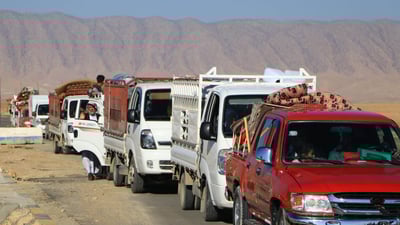 Dozens of Yazidi families return to Sinjar with IOM support
