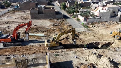 انطلاقة قوية لمشروع مجاري عنه: محطات الرفع تكتمل والشبكات تتمدد