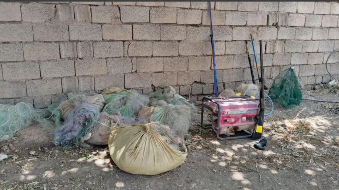 سێ راوچی لەسەر راوکردنی ماسی بە نایاسایی دەستگیرکران