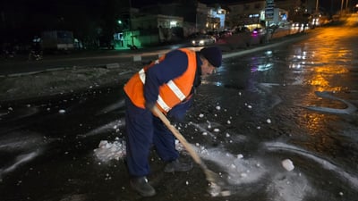 تیمەکانی شارەوانی سلێمانی خوێڕێژی دووسایدەکەی کانی کوردە دەکەن
