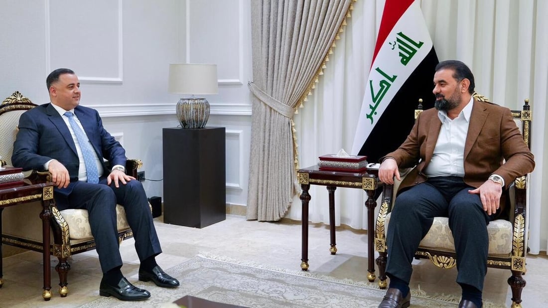 محافظ صلاح الدين الجديد في مكتب الحلبوسي.. تهنئة وتحفيز لأداء المهام