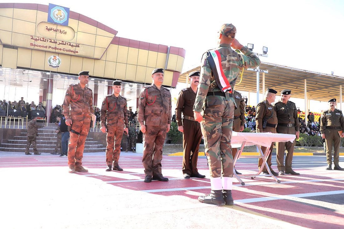 صور: حفل تخرج الدورة الثانية من عقود الشرطة في البصرة