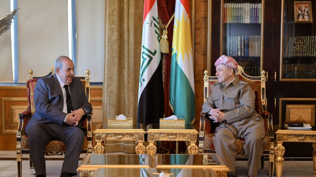 Barzani, Allawi discuss post-election developments