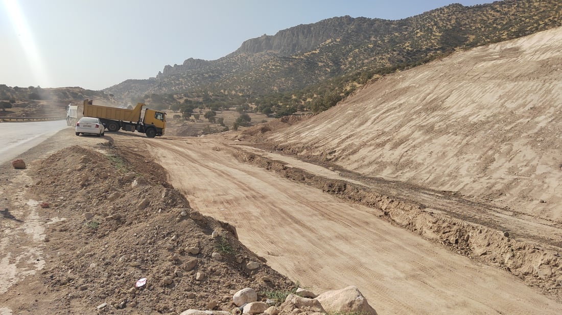 کارکردن لە رێگای دەربەندیخان – سلێمانی راوەستاوە