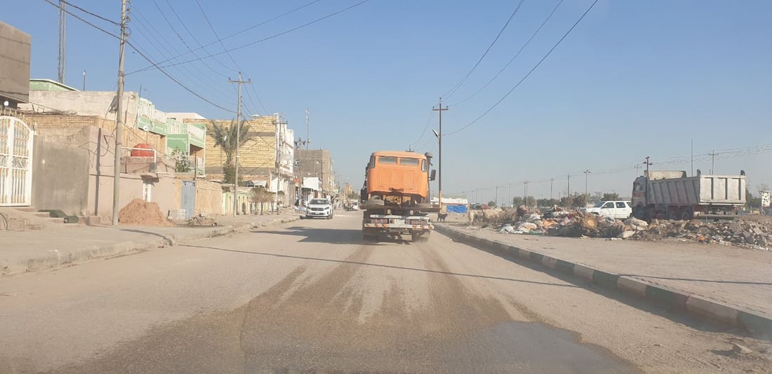صور: التبليط يصل شارع جسر الشهداء وسط المثنى.. من يوم غد “ماكو طسات”