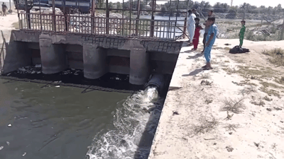 المشخاب: محطة الجسر القديم تدور والمياه عادت إلى أرياف “أم عردة” (فيديو)