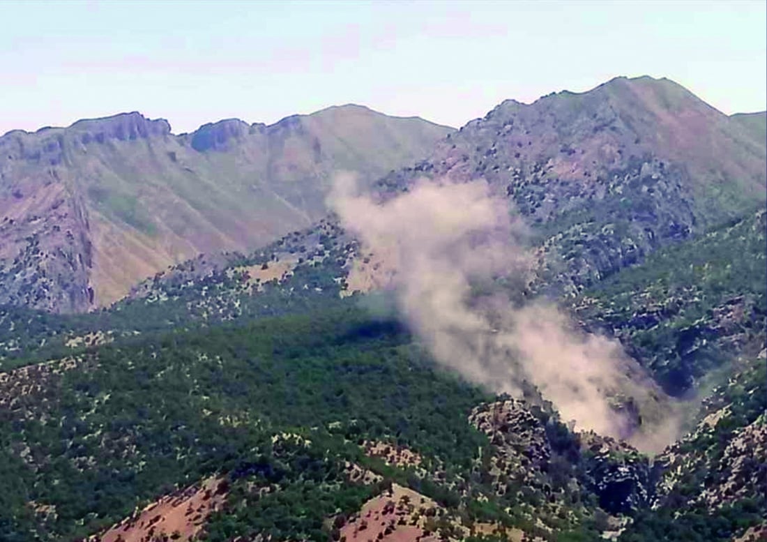 Turkish airstrikes hit Mount Qandil