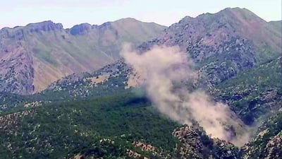 Turkish airstrikes hit Mount Qandil