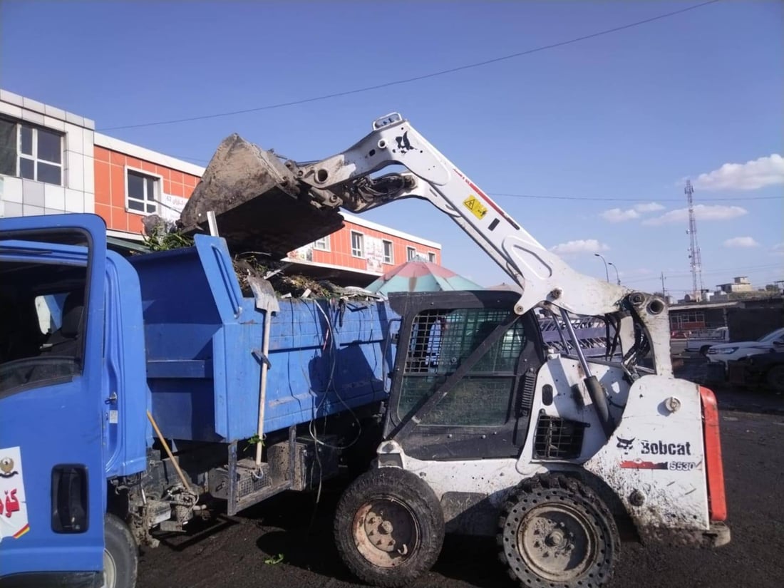 لە یەکەم هەفتەی مانگی رەمەزاندا نزیکەی نۆ تۆن زبڵ لە عەلوەی هەولێر کۆکرایەوە