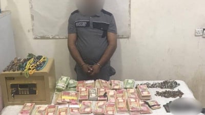 صورة: اعتقال متهم سرق خواتم ومسابح و100 مليون دينار في شط العرب