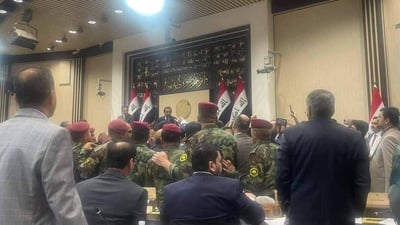 کۆبوونەوەی پەرلەمانی عێراق گرژی تێکەوت