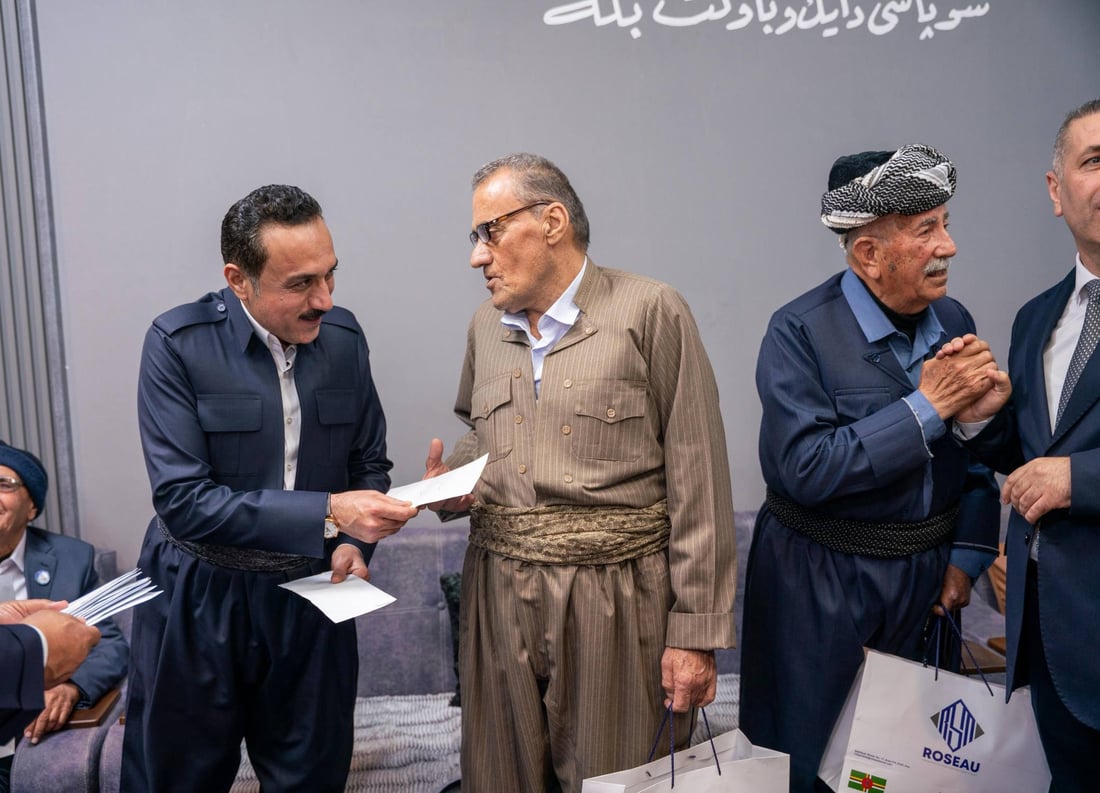 پارێزگاری هەولێر بۆ پیرۆزبایی جەژن چووەلای بەساڵاچووان