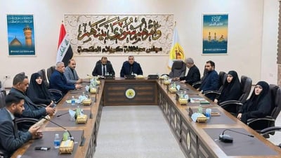 مجلس كربلاء يناقش ملفات خدمية وتربوية وسياحية ويقر مشاريع لعام 2025