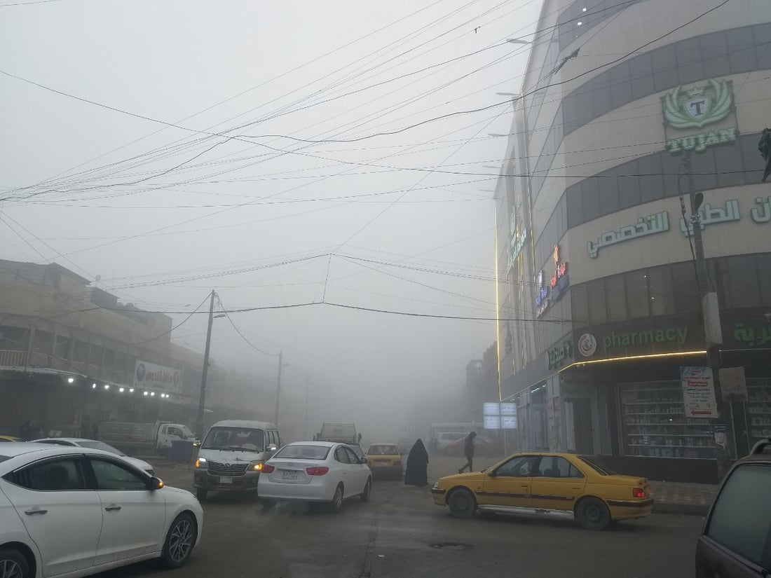 بغداد تصحو على ضباب كثيف.. كاميرا 964 ترصد حال الشوارع صباح السبت