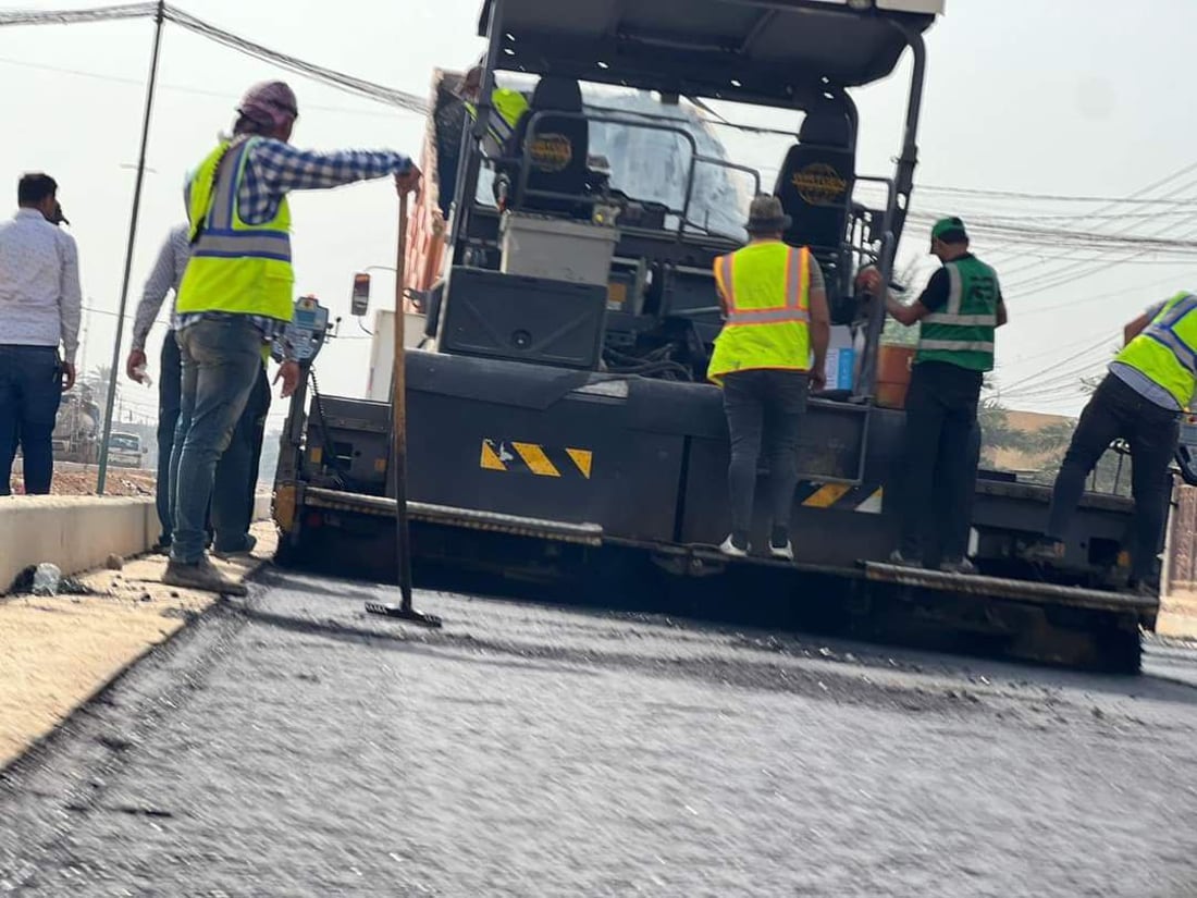 صور من الهندية: تبليط الحمداني اكتمل والأشجار على طول الجزرة حتى شارع طويريج