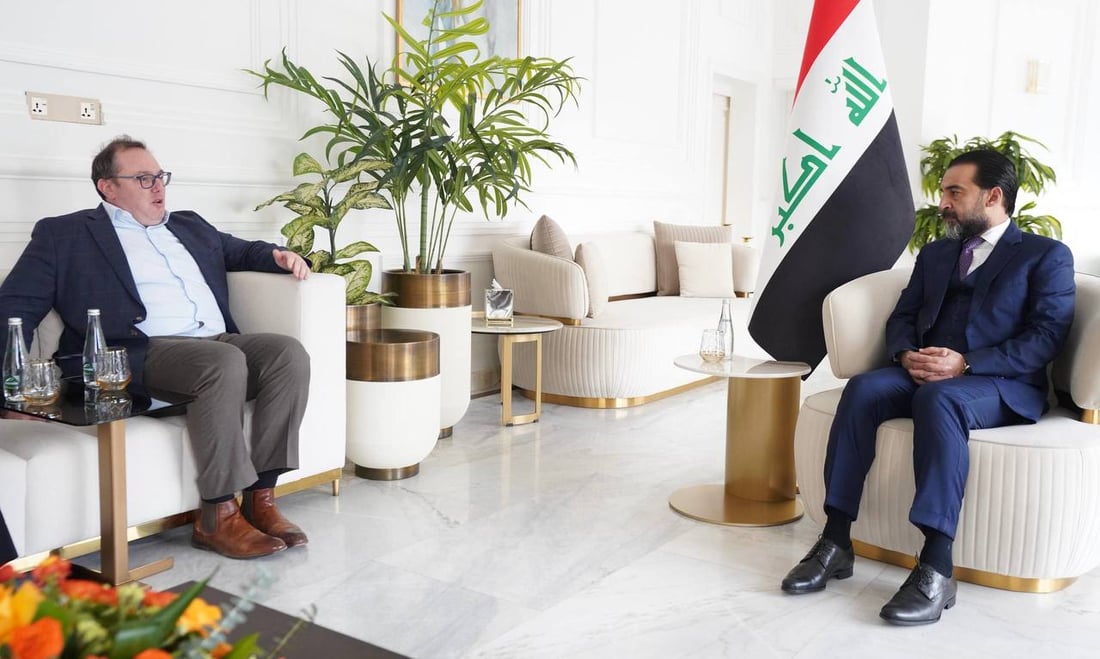 بعد رفض المالكي.. القائم بالأعمال الأميركي في مكتب الحلبوسي