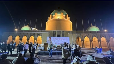 Baghdad residents commemorate King Faisal II at royal cemetery