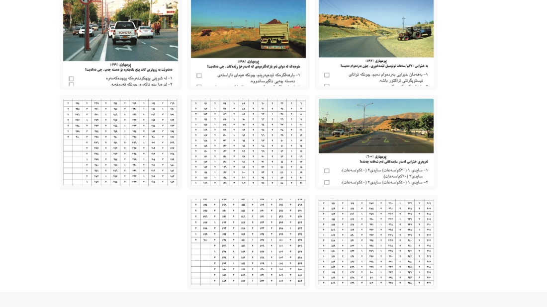 صور: مرور السليمانية تنشر 600 سؤال وجواب لمساعدة المتقدمين على رخصة القيادة