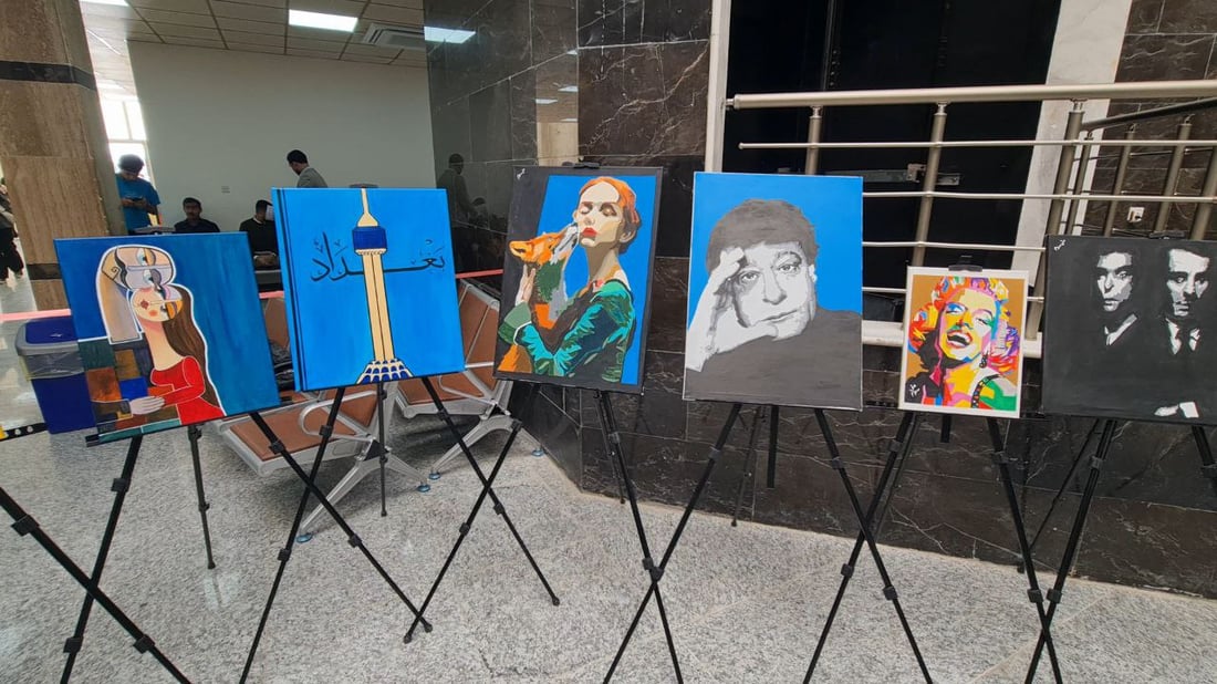 صور: طين السماوة ولغة سومر.. جامعة المثنى تستعرض مواهب طلابها في معرض فني