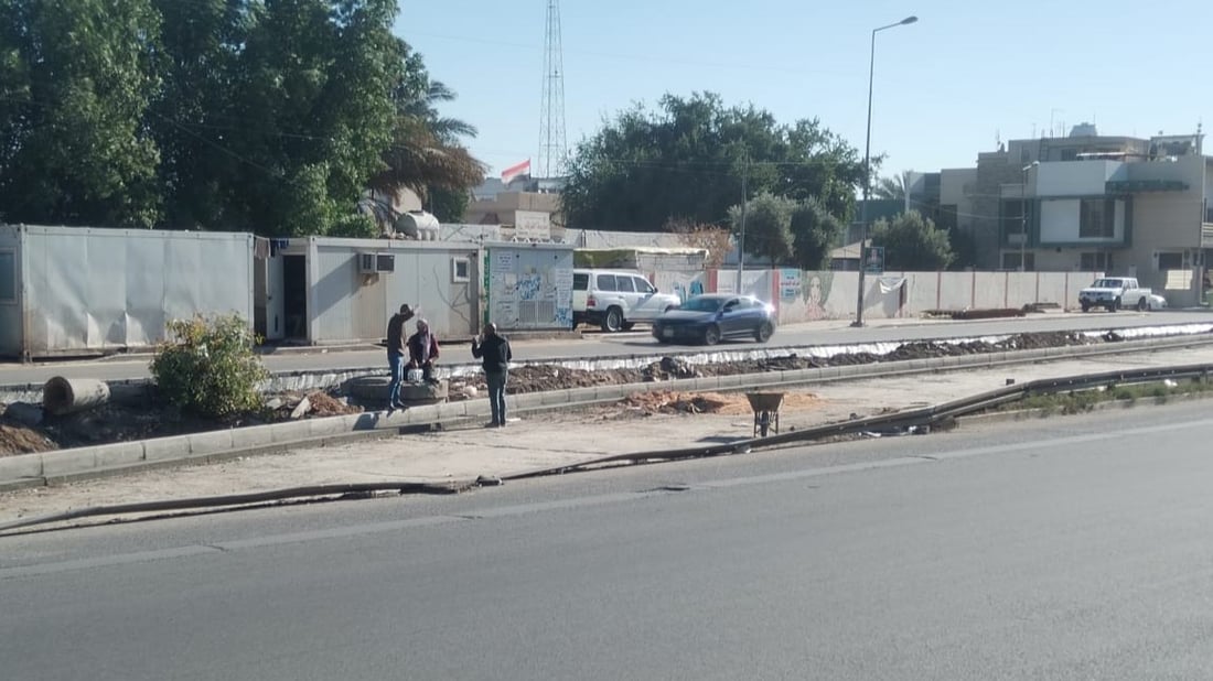 عبور المنطقة الخضراء أسهل وأسرع.. مداخل ومخارج جديدة على سريع القادسية (صور)