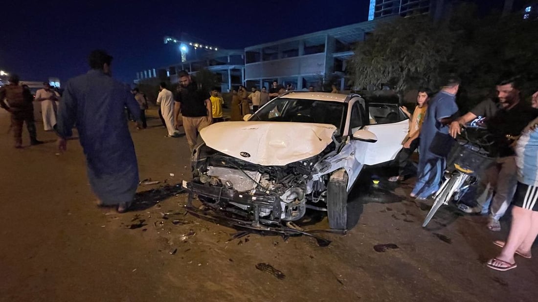 الرمادي قبل قليل: حادث تصادم بين “ريو” و”هيلوكس” يتسبب بإصابة 4 أشخاص