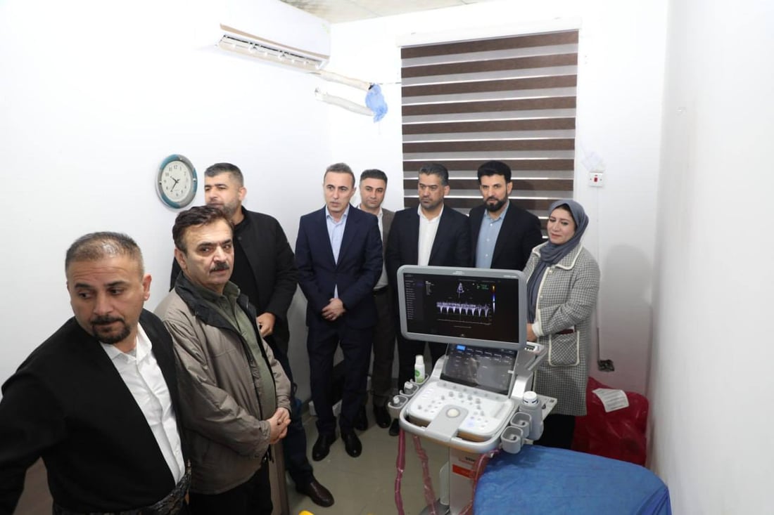 ئامێرێکی پێشکەوتووی ئیکۆی دڵی منداڵان بۆ نەخۆشخانەی رانیە دابینکرا