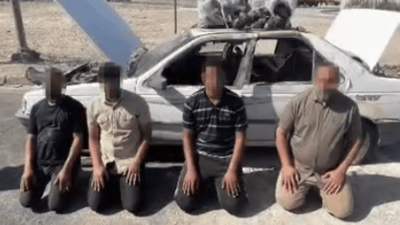 Four arrested for staging car fires to solicit donations