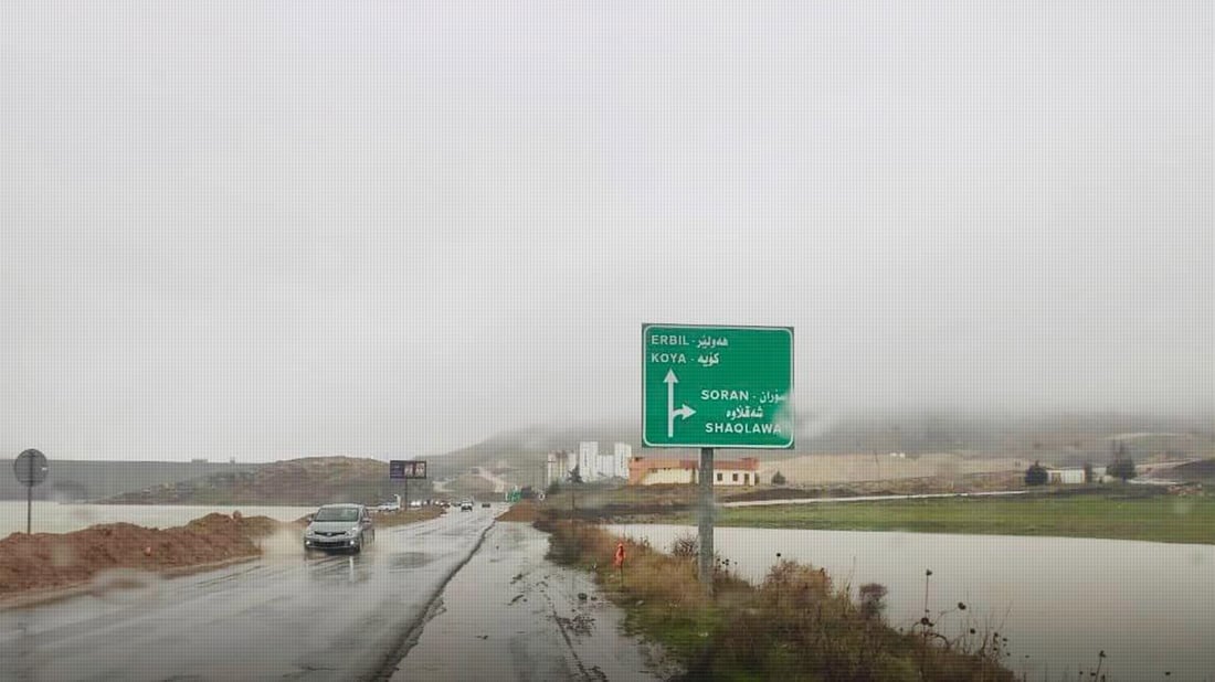 رێگا کاتییە نوێیەکەی دەربەندی گۆمەسپان بۆ هاتوچۆ دەکرێتەوە