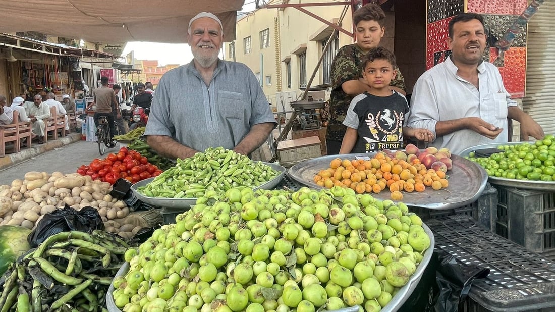 صور من سوق بهرز العتيق هذا المساء.. 964 في أقدم مجتمعات ديالى التجارية