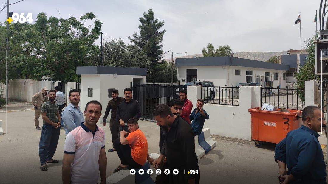 بەشێك لە كاسپكارانی دەربەندیخان گردبوونەوە