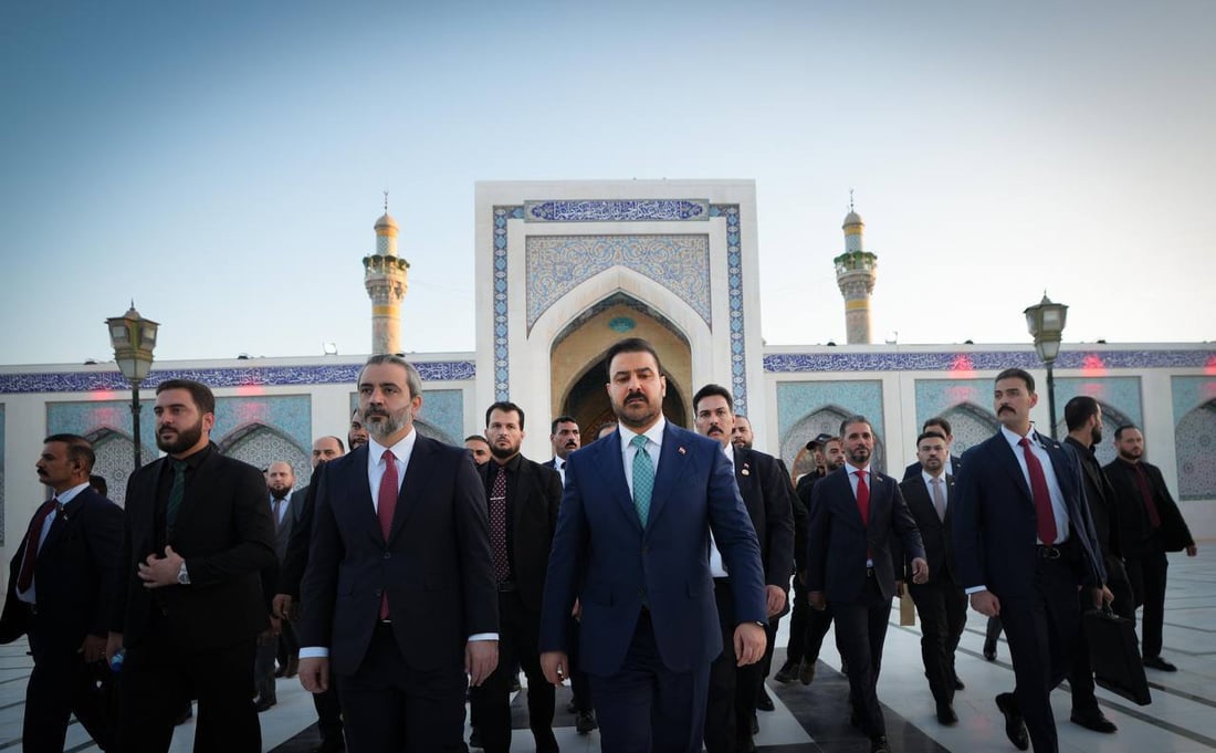 صور: الزيدي داخل أروقة مرقد السيدة زينب والجامع الأموي بدمشق